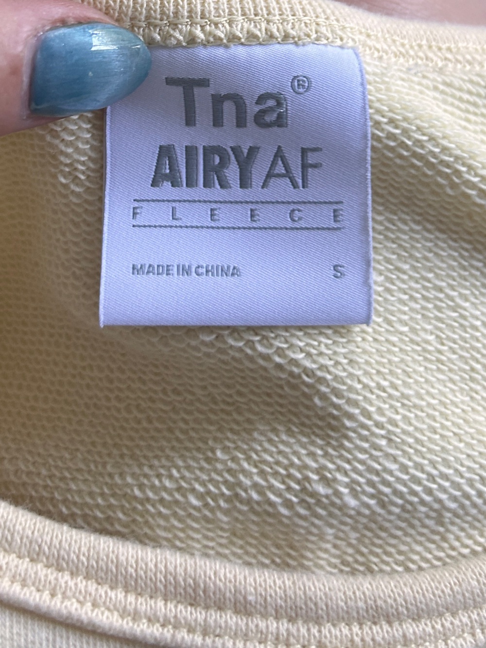 TNA | Airy AF Fleece Bra Top - SZ SMALL - Picture 7 of 11